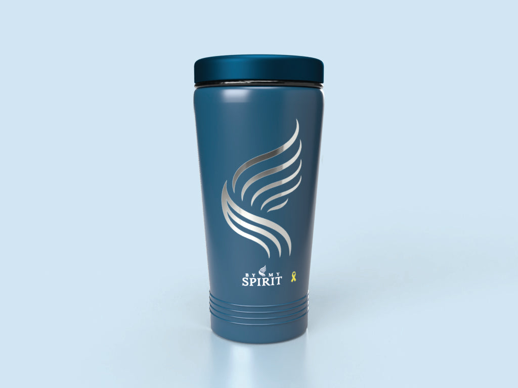 By My Spirit Travel mug