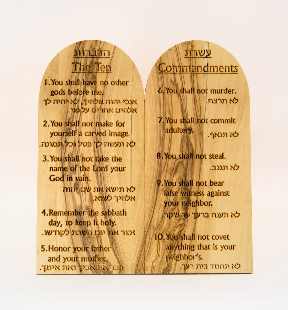real ten commandments